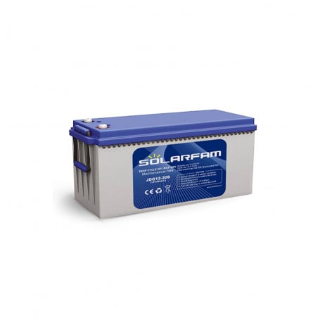 Batterie 200ah 12v Gel décharge Lente - SOLARFAM