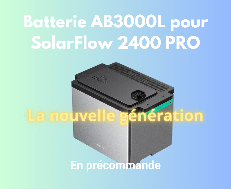 Batterie AB3000L pour SolarFlow 2400 Pro - Zendure