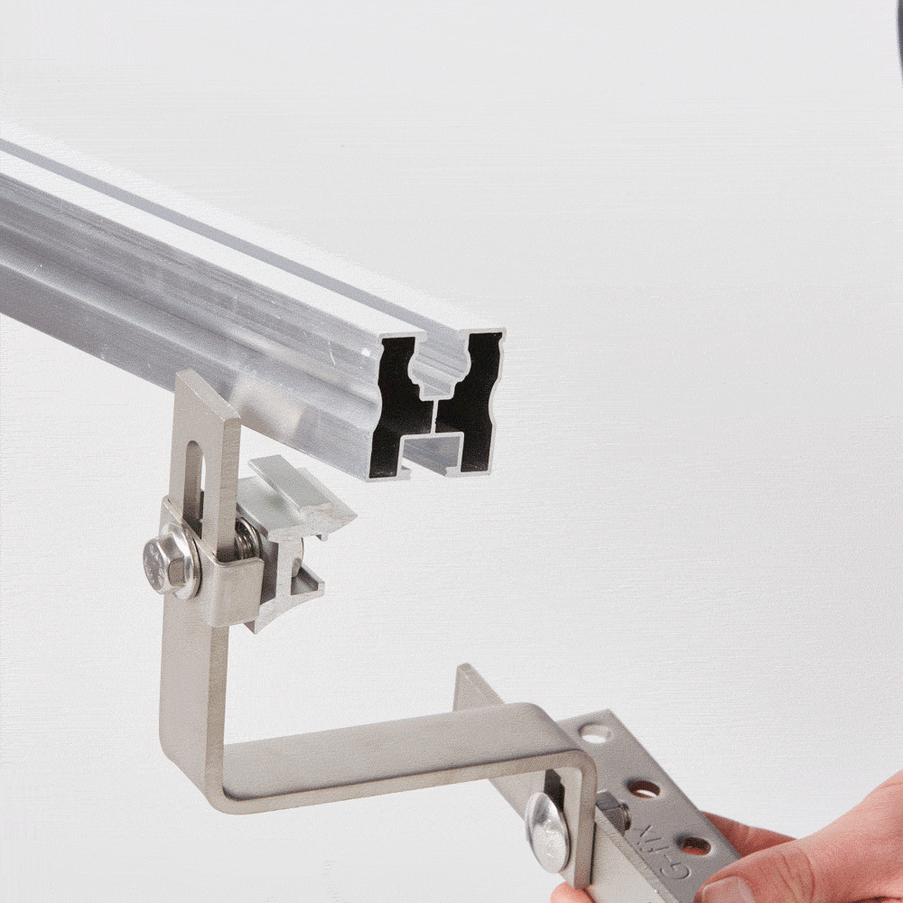 Kit de fixation pour Toiture Ardoise Fixez votre kit solaire sur toiture ardoise