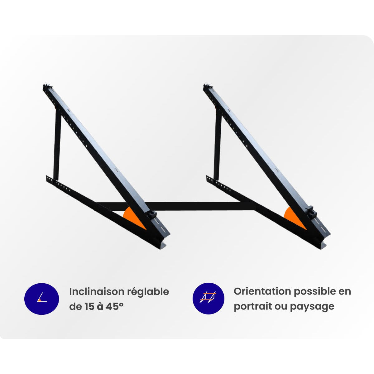 Équerres inclinables 15 à 45°