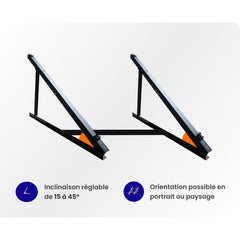 Équerres inclinables 15 à 45°