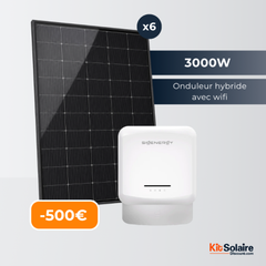 Kit solaire 3000W Autoconsommation - Sigenergy