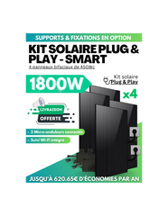 Panneau solaire Plug & Play - 4 panneaux 1800W - BeSolar SMART