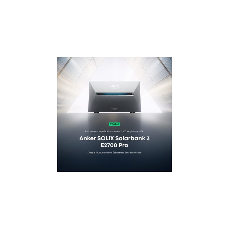 Kit Solarbank 3 PRO + BP2700 + Meter Batterie 5kWh - ANKER