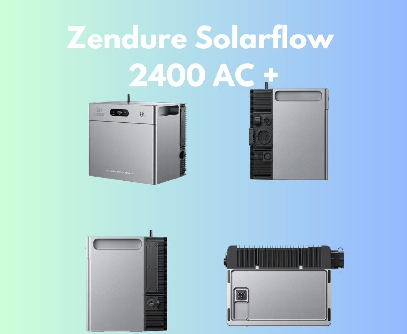 Pack Rétrofit Zendure SolarFlow 2400 AC+ & AB3000L + 3CT - Stockage 4,8kWh - Zendure