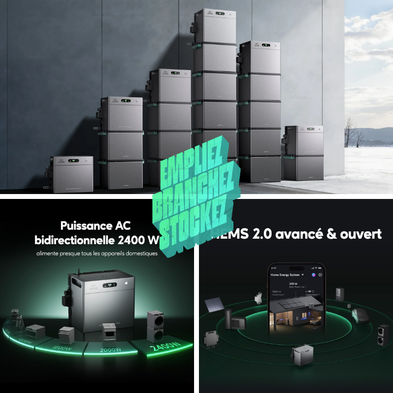 SolarFlow 2400 Pro Zendure - Batterie Plug And Play 2,4kWh